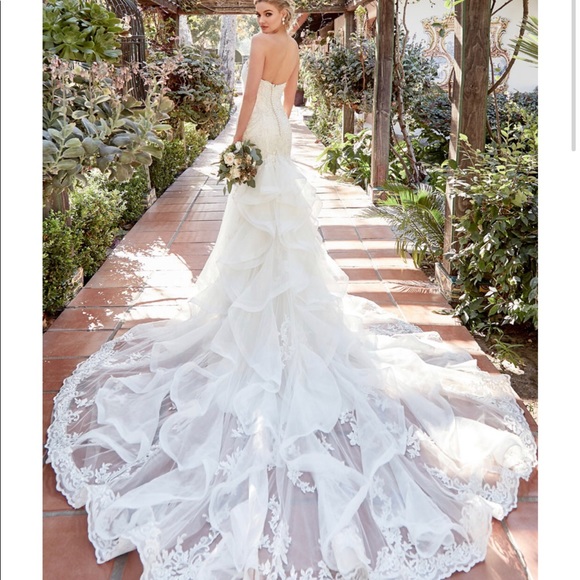 Kitty Chen Couture Bridal gown “Evita.”Size 12 NWT - Picture 9 of 9